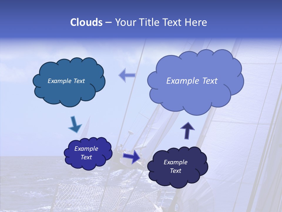 Trot Winch Sail PowerPoint Template