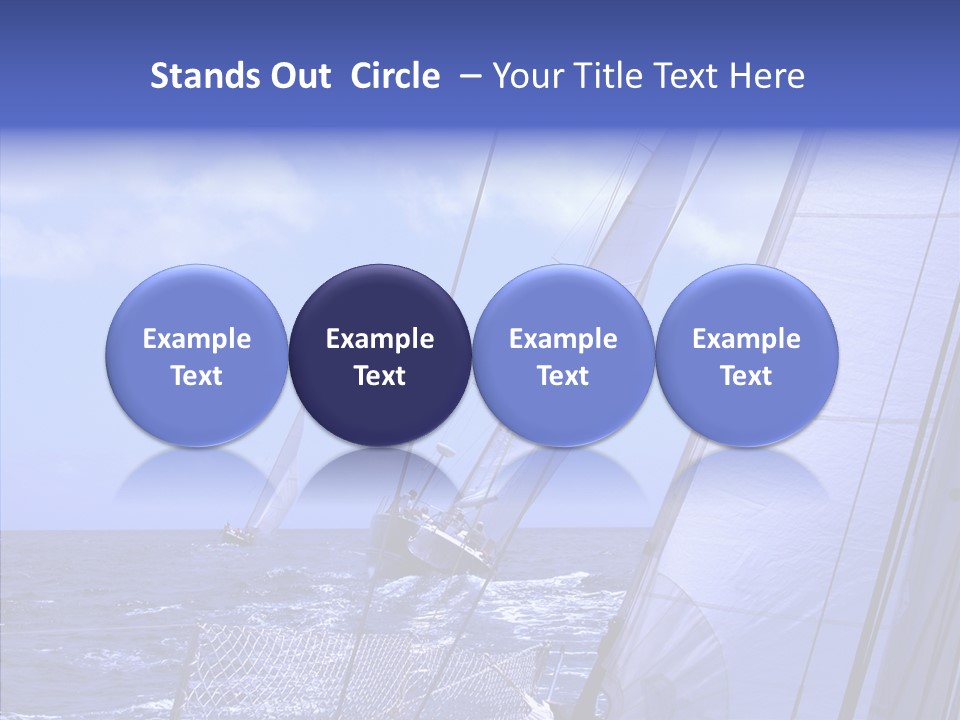 Trot Winch Sail PowerPoint Template