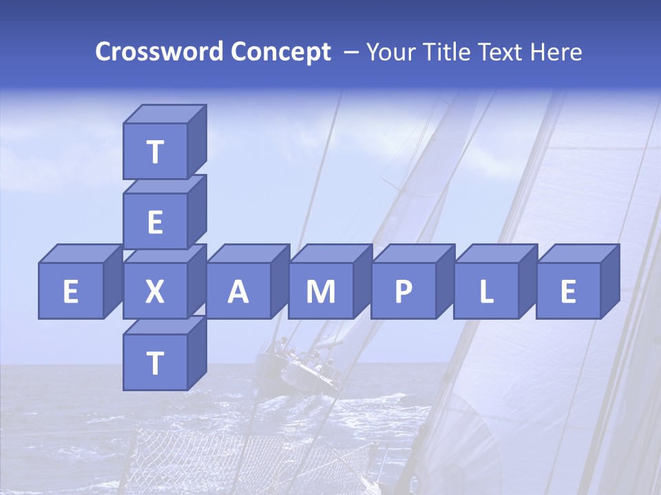 Trot Winch Sail PowerPoint Template