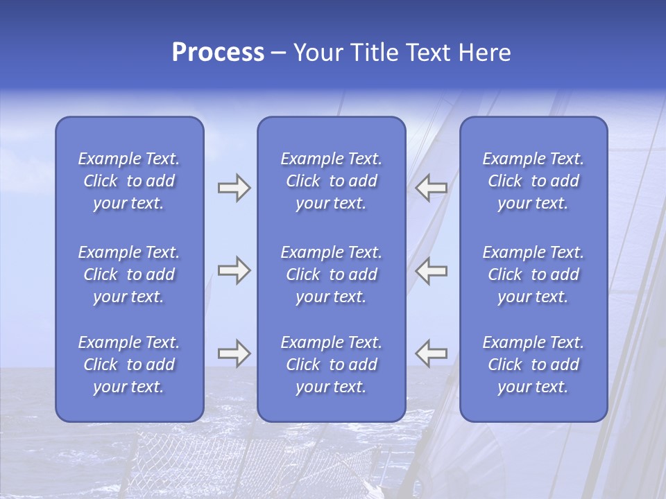 Trot Winch Sail PowerPoint Template