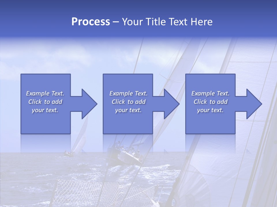 Trot Winch Sail PowerPoint Template