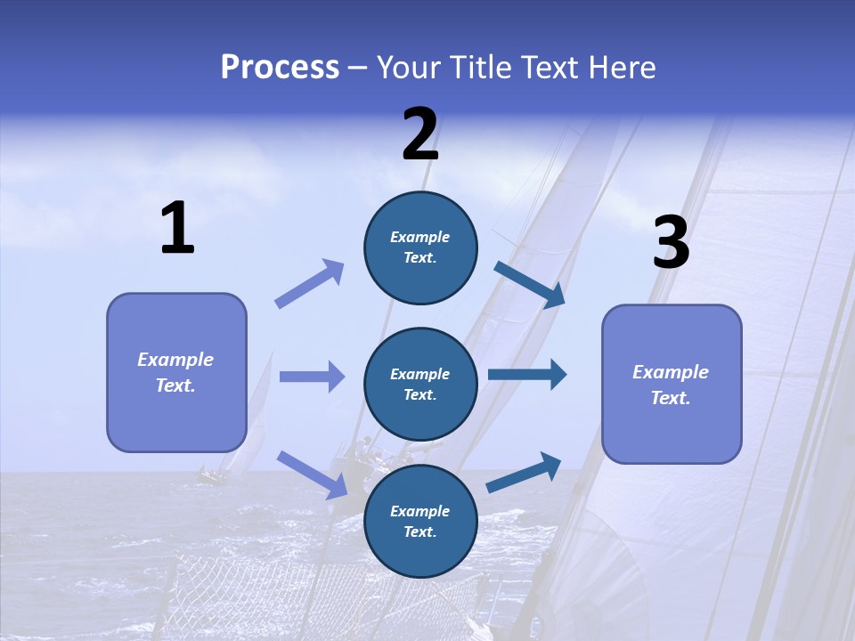 Trot Winch Sail PowerPoint Template
