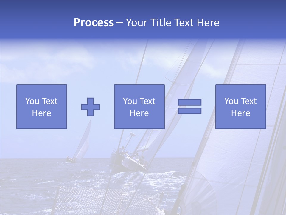 Trot Winch Sail PowerPoint Template