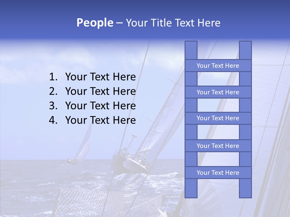 Trot Winch Sail PowerPoint Template