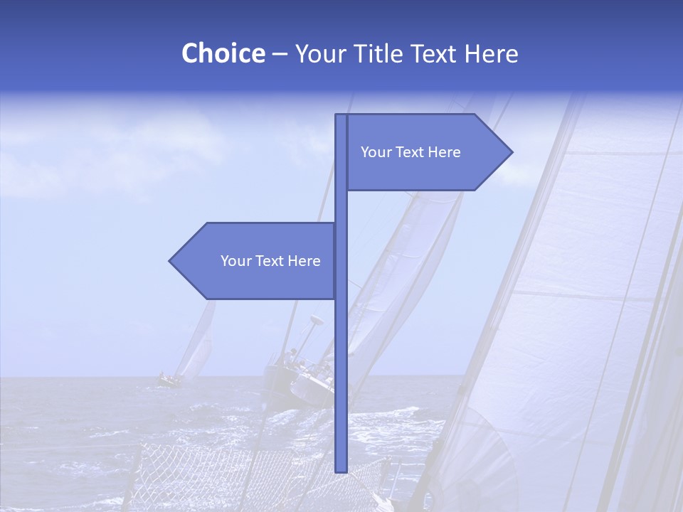 Trot Winch Sail PowerPoint Template