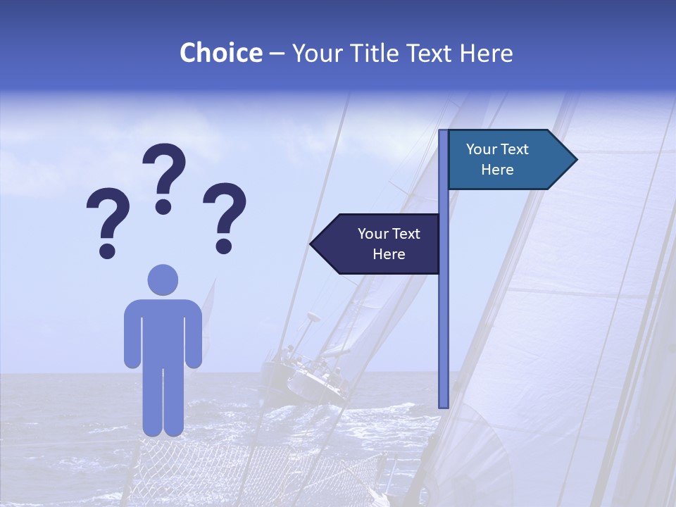 Trot Winch Sail PowerPoint Template