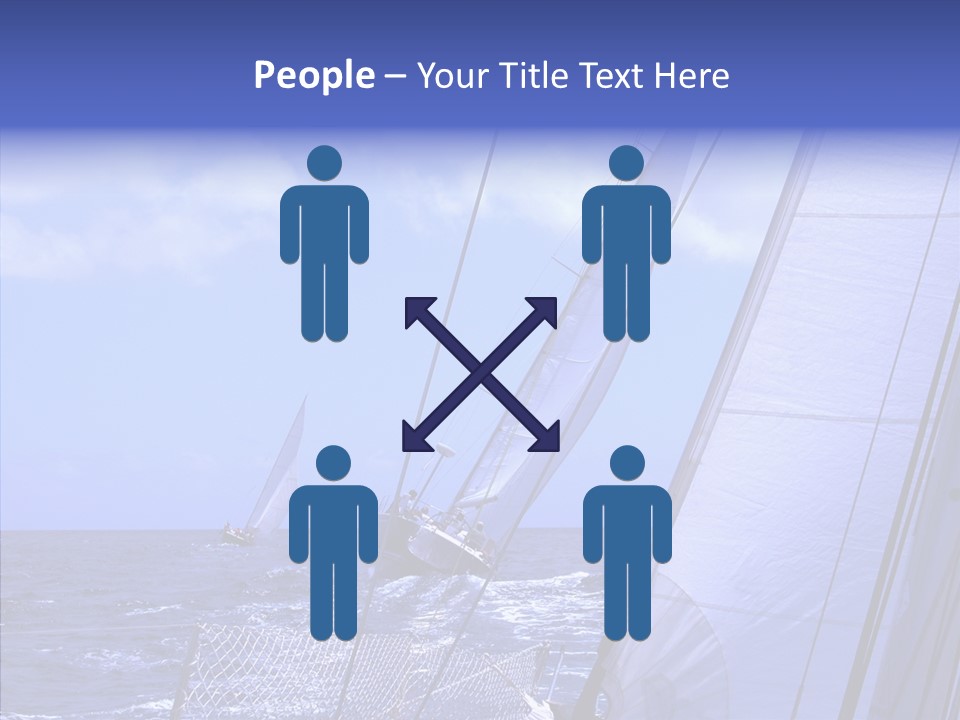 Trot Winch Sail PowerPoint Template