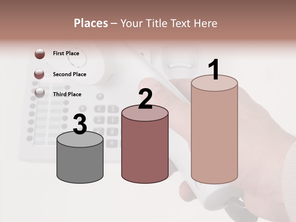 Telephony Telecommunication Contacts PowerPoint Template