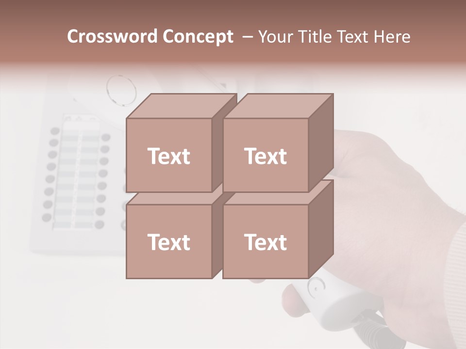 Telephony Telecommunication Contacts PowerPoint Template