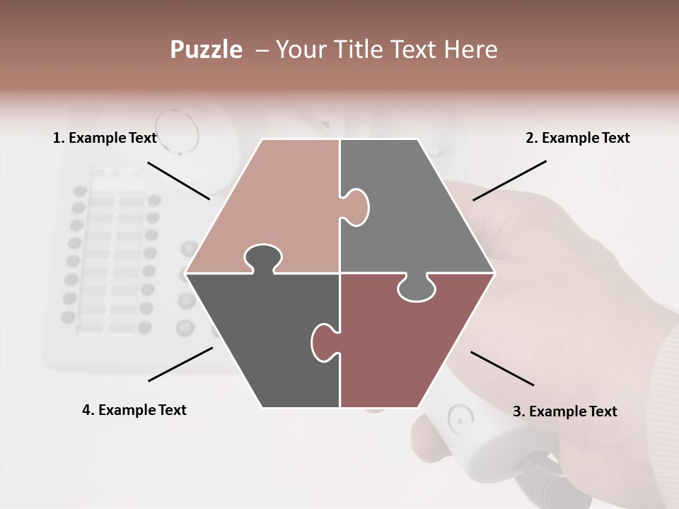 Telephony Telecommunication Contacts PowerPoint Template