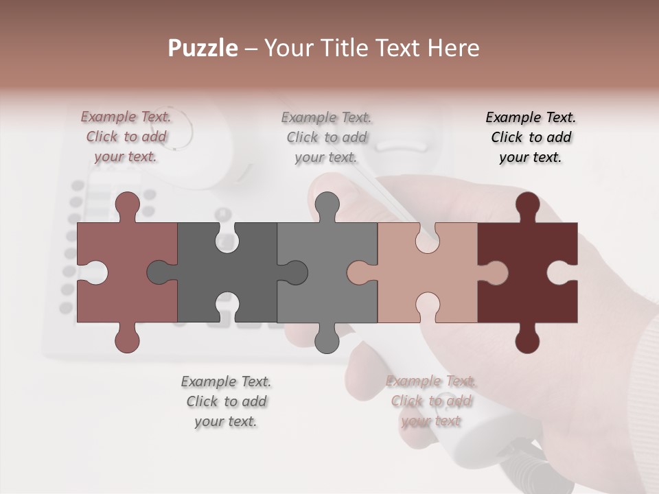 Telephony Telecommunication Contacts PowerPoint Template