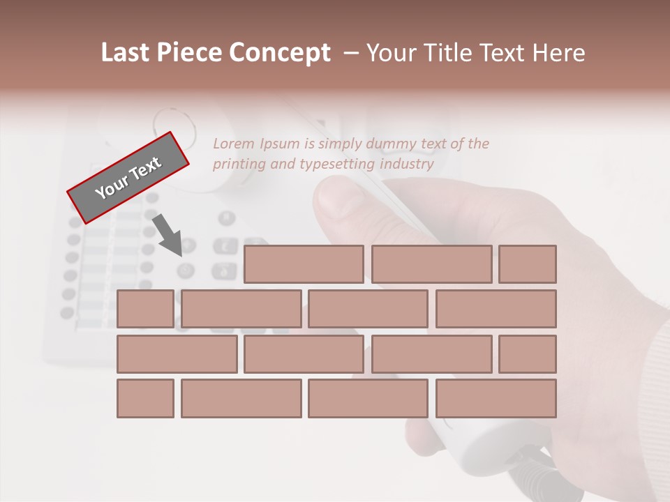 Telephony Telecommunication Contacts PowerPoint Template