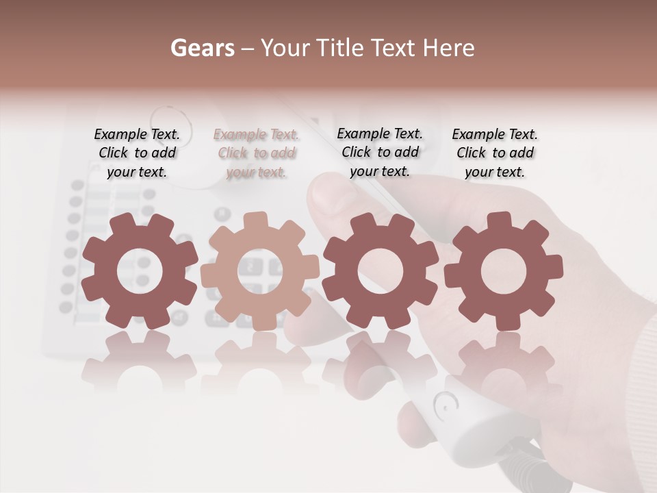 Telephony Telecommunication Contacts PowerPoint Template