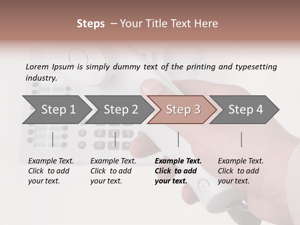 Telephony Telecommunication Contacts PowerPoint Template