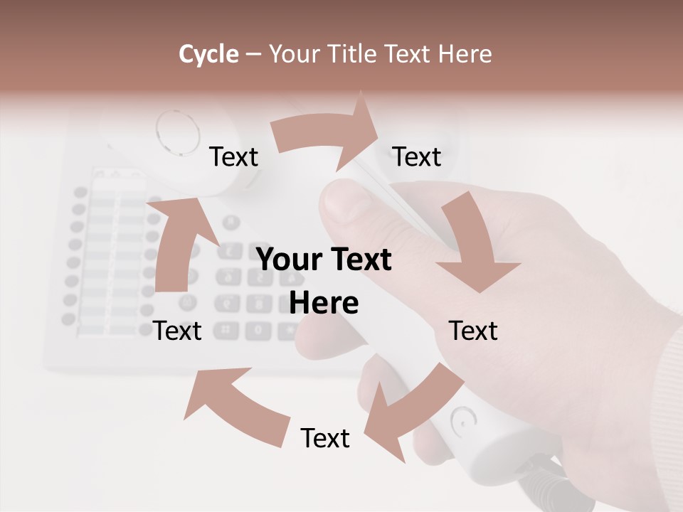 Telephony Telecommunication Contacts PowerPoint Template