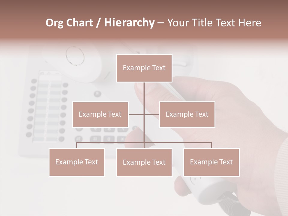 Telephony Telecommunication Contacts PowerPoint Template