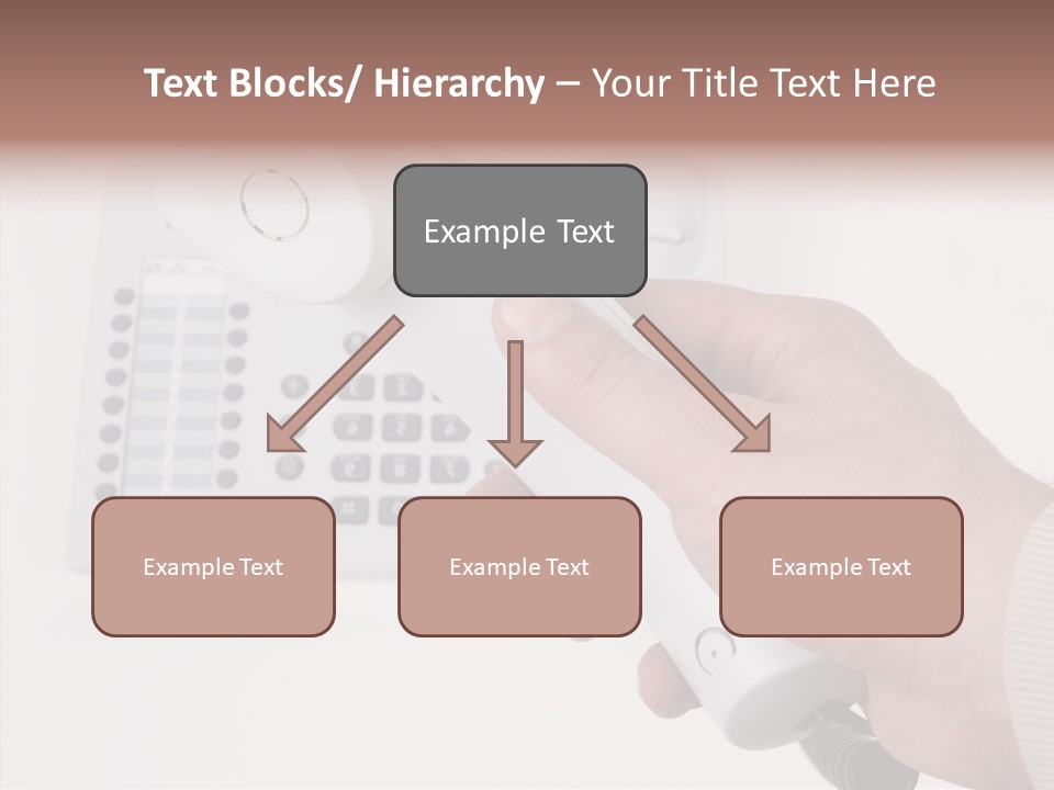 Telephony Telecommunication Contacts PowerPoint Template