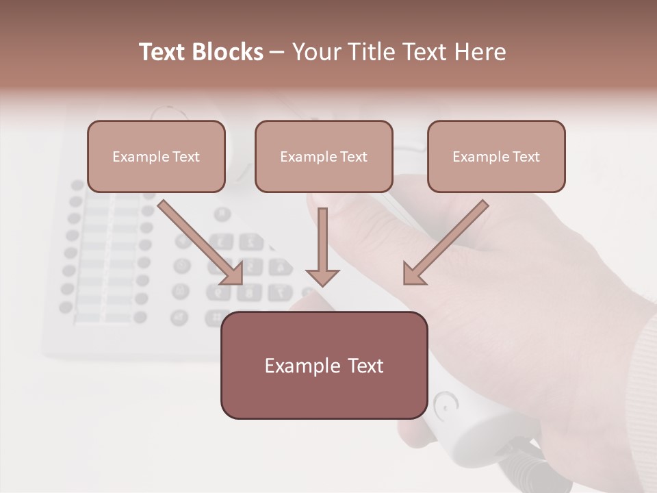 Telephony Telecommunication Contacts PowerPoint Template