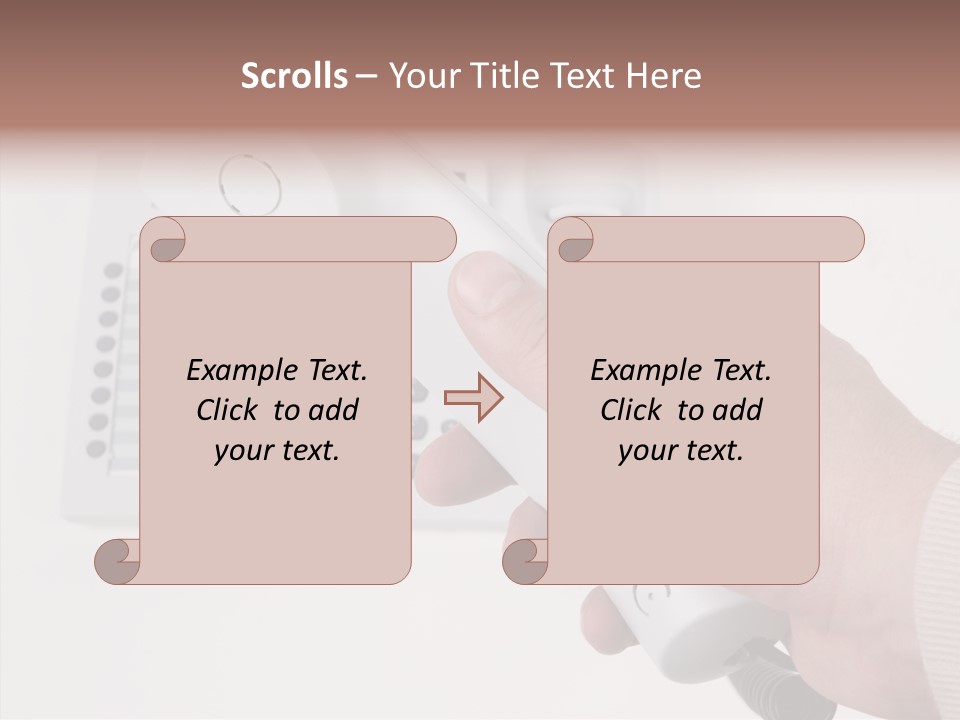 Telephony Telecommunication Contacts PowerPoint Template