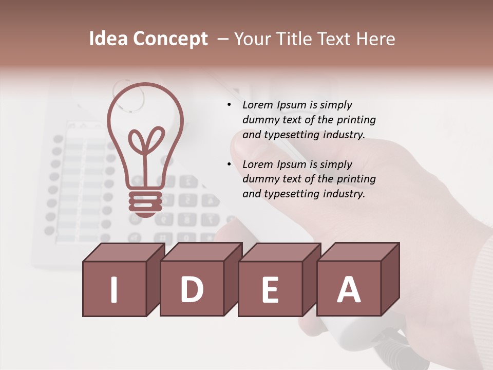 Telephony Telecommunication Contacts PowerPoint Template