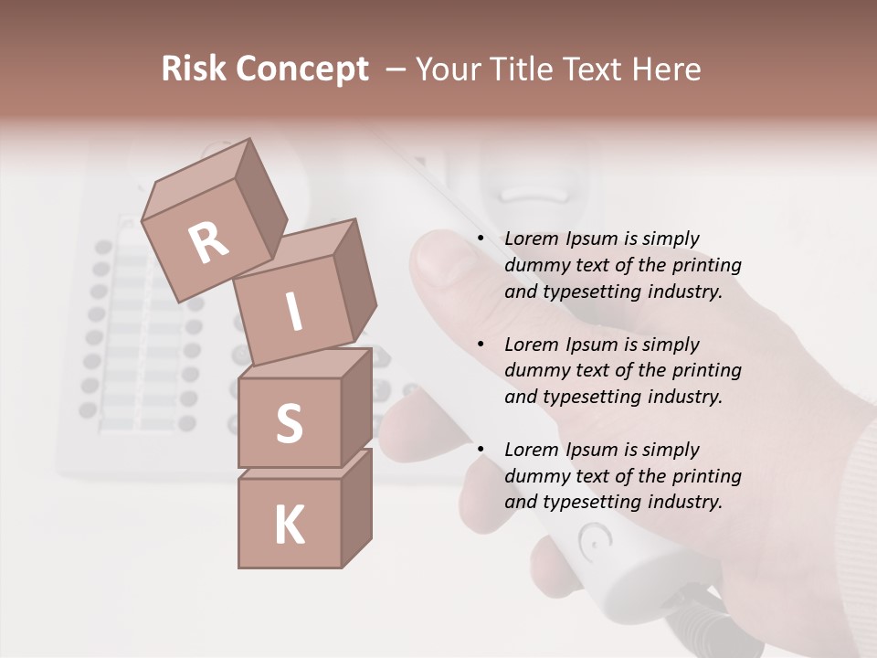 Telephony Telecommunication Contacts PowerPoint Template