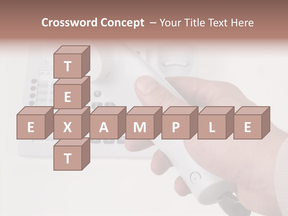 Telephony Telecommunication Contacts PowerPoint Template