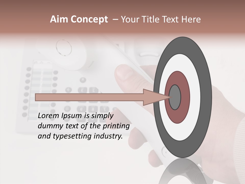 Telephony Telecommunication Contacts PowerPoint Template