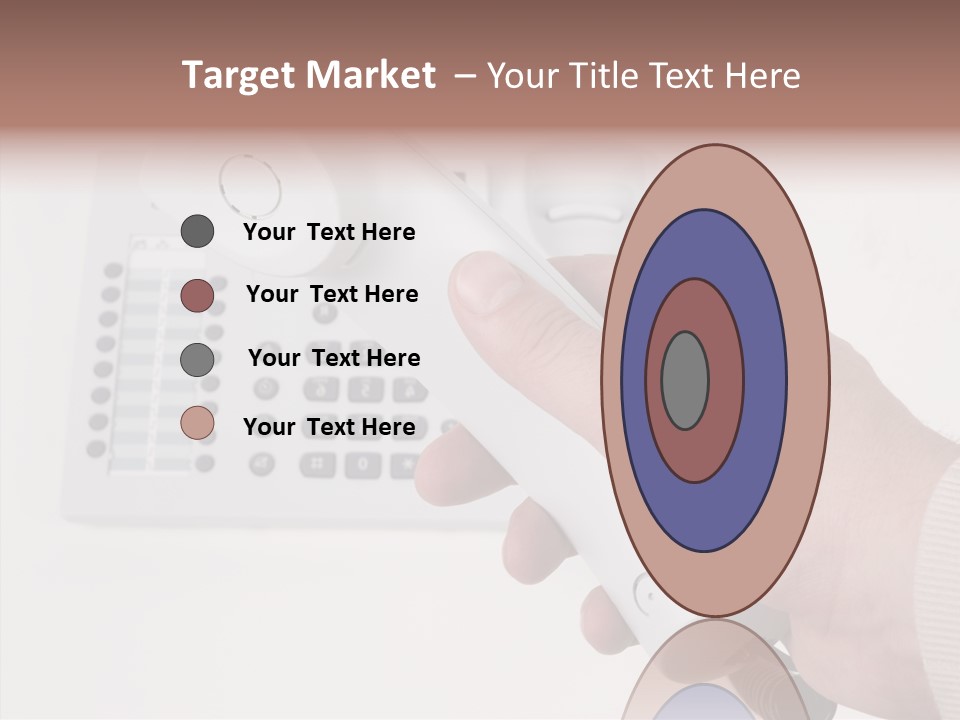 Telephony Telecommunication Contacts PowerPoint Template