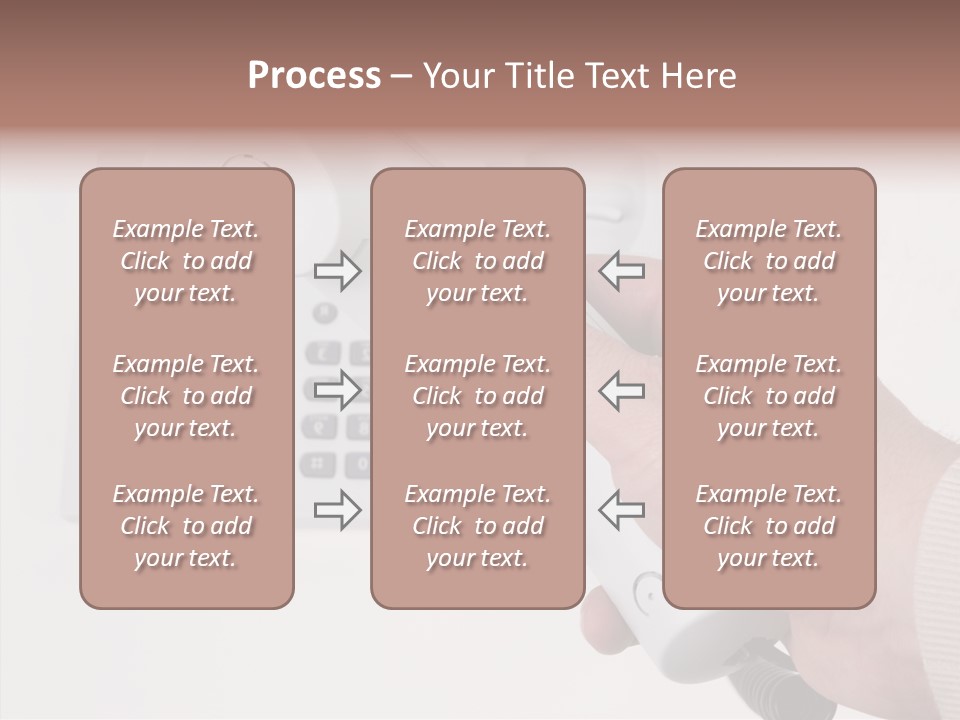 Telephony Telecommunication Contacts PowerPoint Template