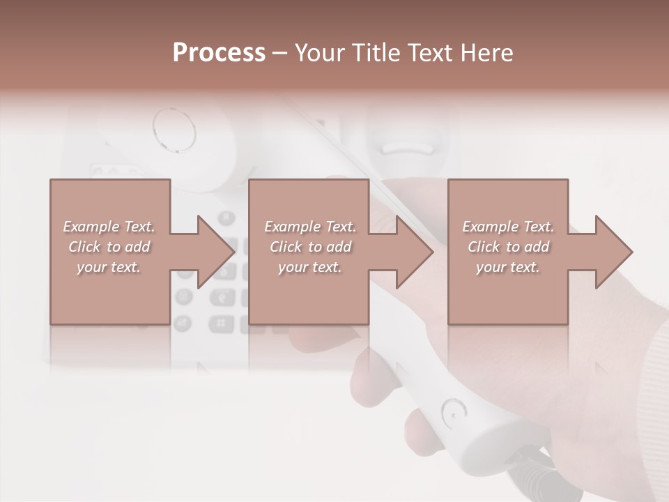 Telephony Telecommunication Contacts PowerPoint Template