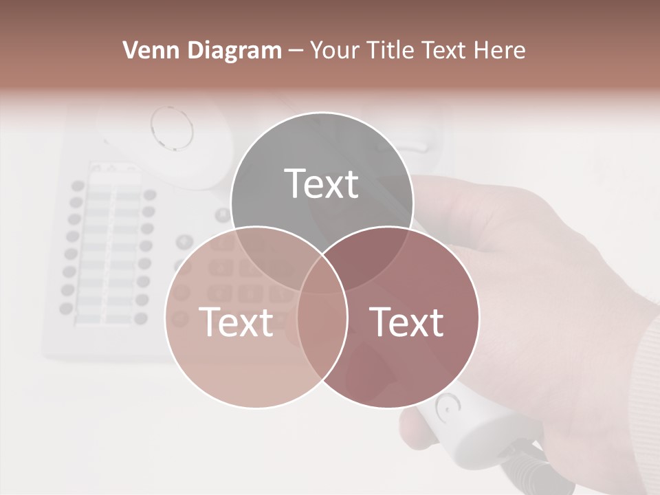 Telephony Telecommunication Contacts PowerPoint Template
