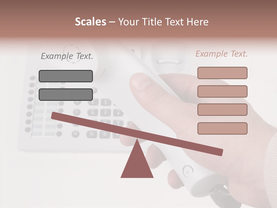 Telephony Telecommunication Contacts PowerPoint Template
