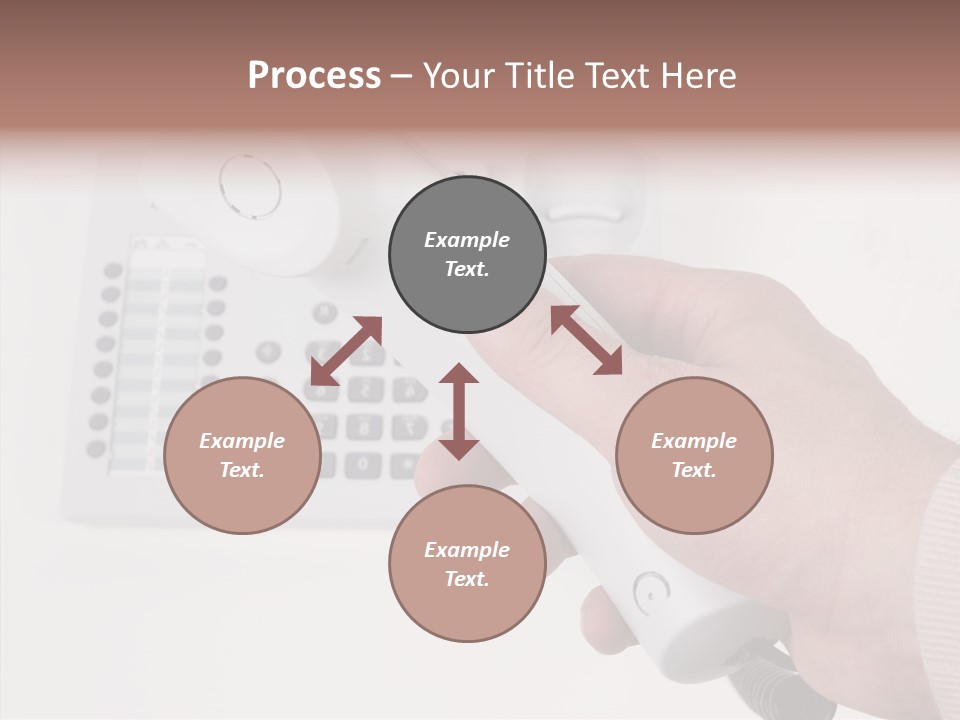 Telephony Telecommunication Contacts PowerPoint Template