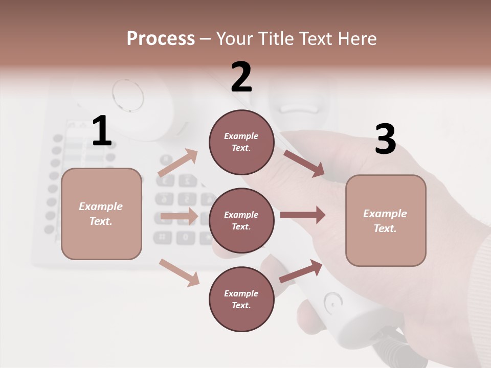 Telephony Telecommunication Contacts PowerPoint Template