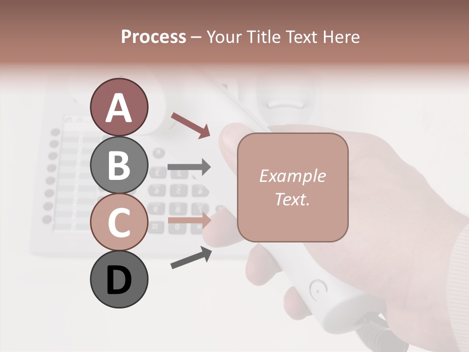 Telephony Telecommunication Contacts PowerPoint Template