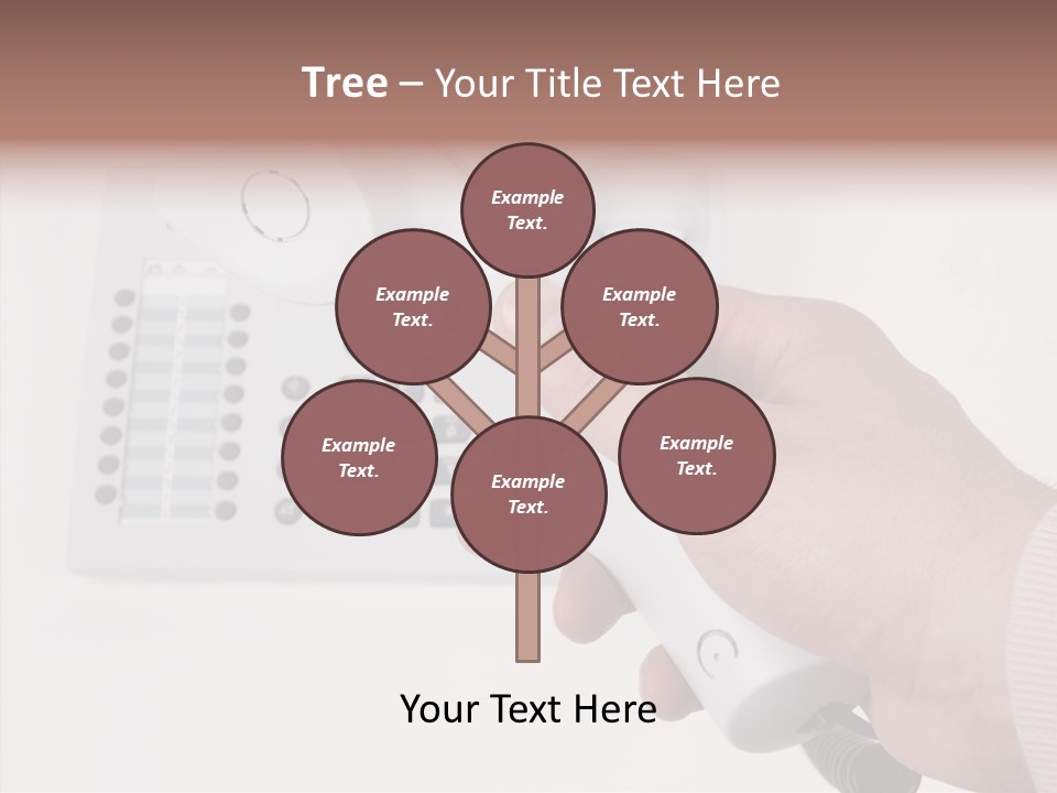 Telephony Telecommunication Contacts PowerPoint Template