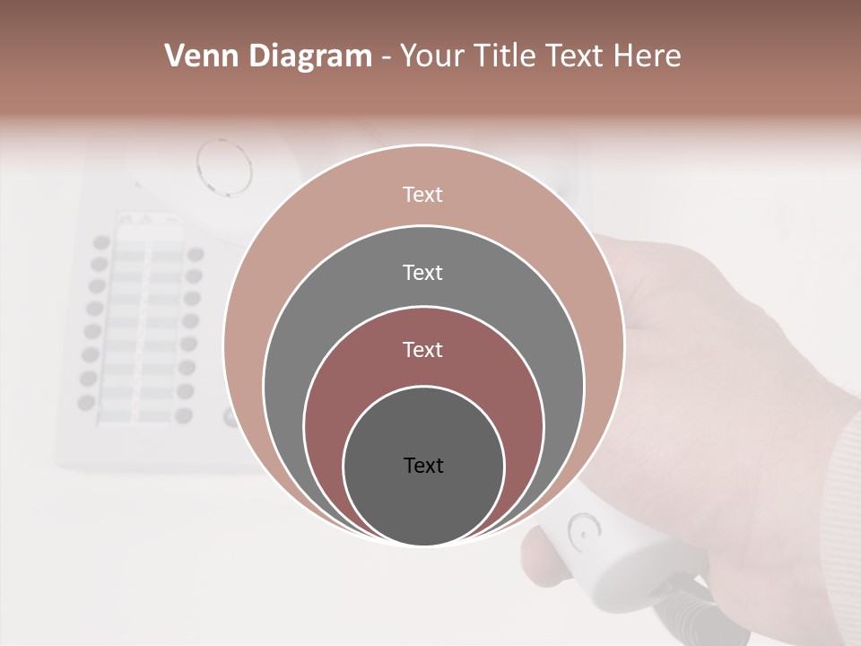 Telephony Telecommunication Contacts PowerPoint Template