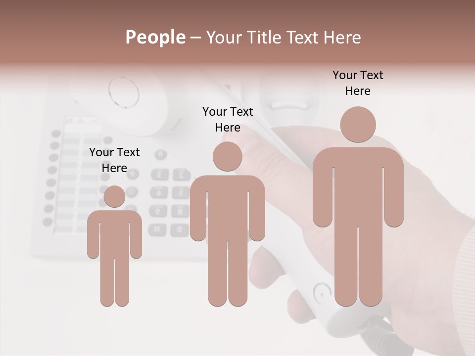 Telephony Telecommunication Contacts PowerPoint Template