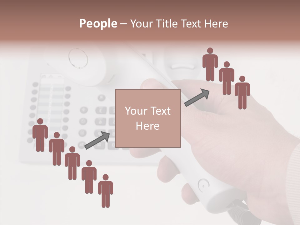 Telephony Telecommunication Contacts PowerPoint Template