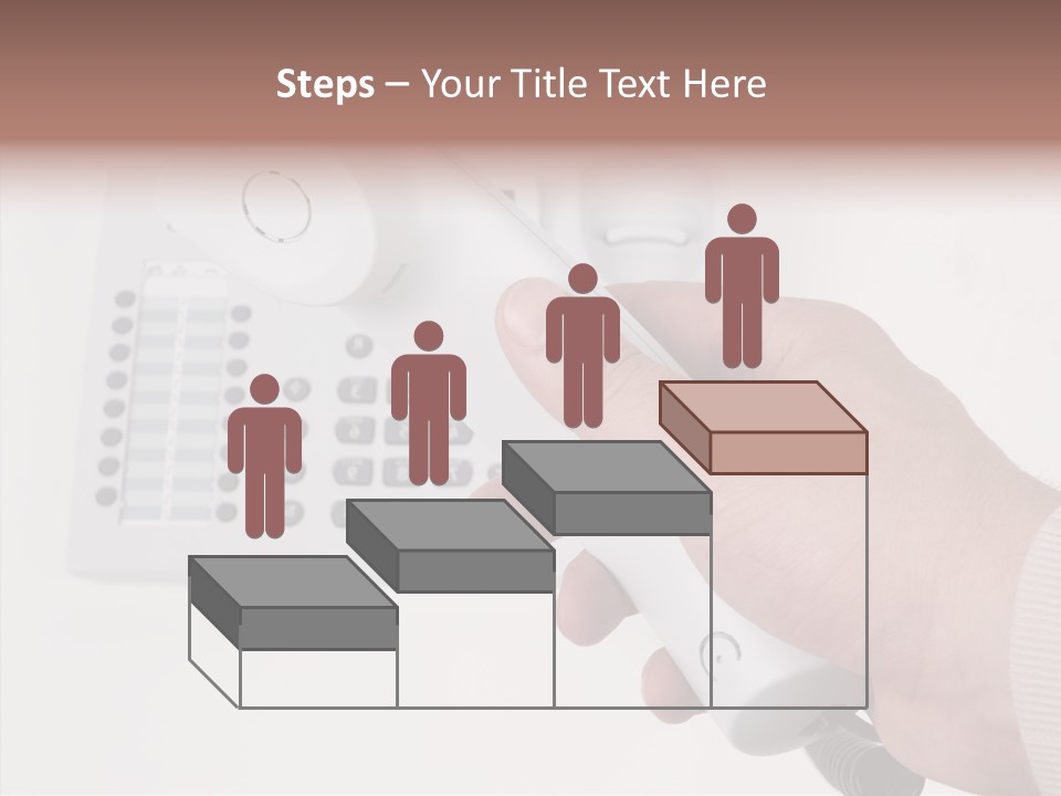 Telephony Telecommunication Contacts PowerPoint Template