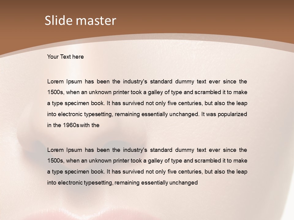 Table Meeting Human PowerPoint Template