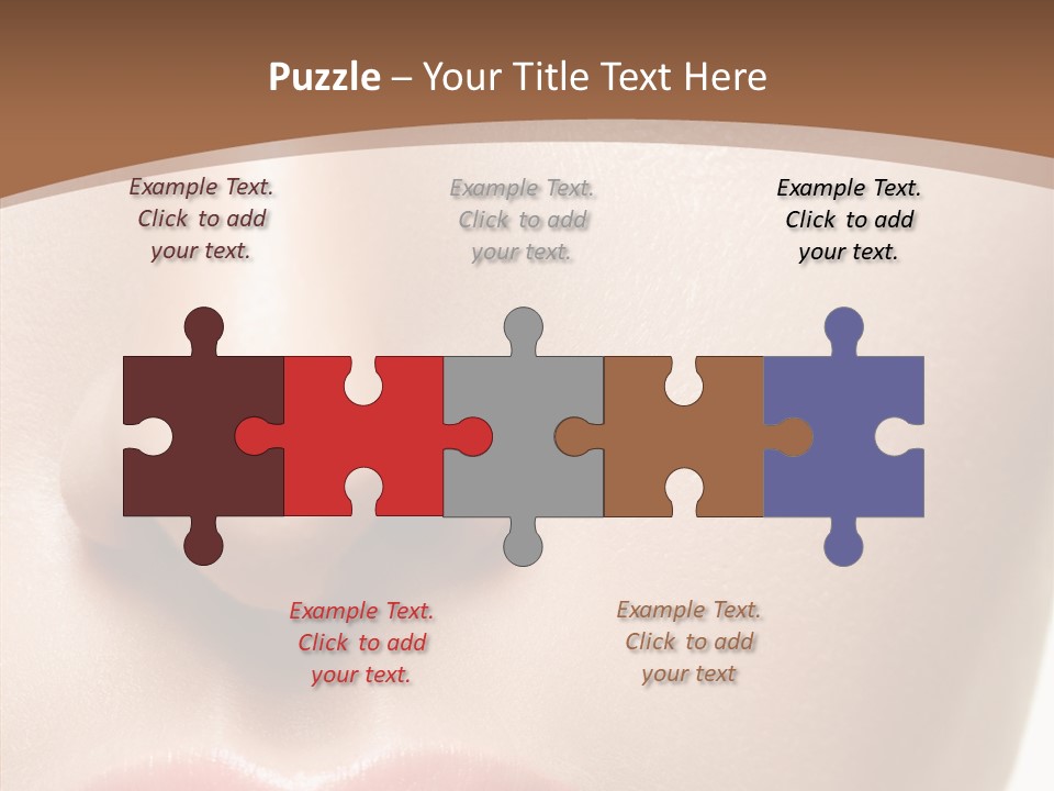 Table Meeting Human PowerPoint Template