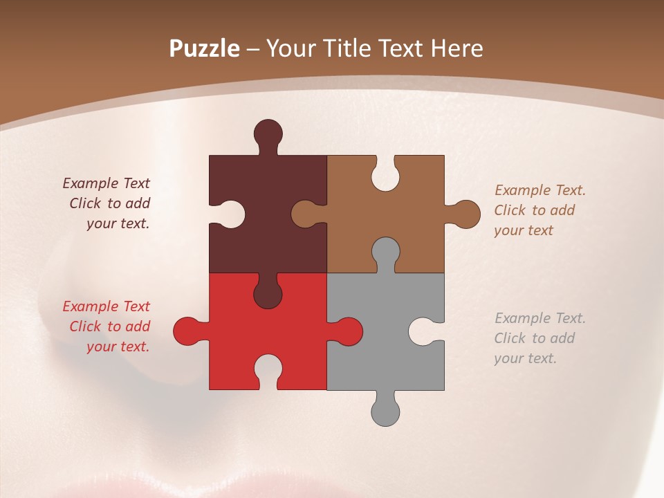 Table Meeting Human PowerPoint Template