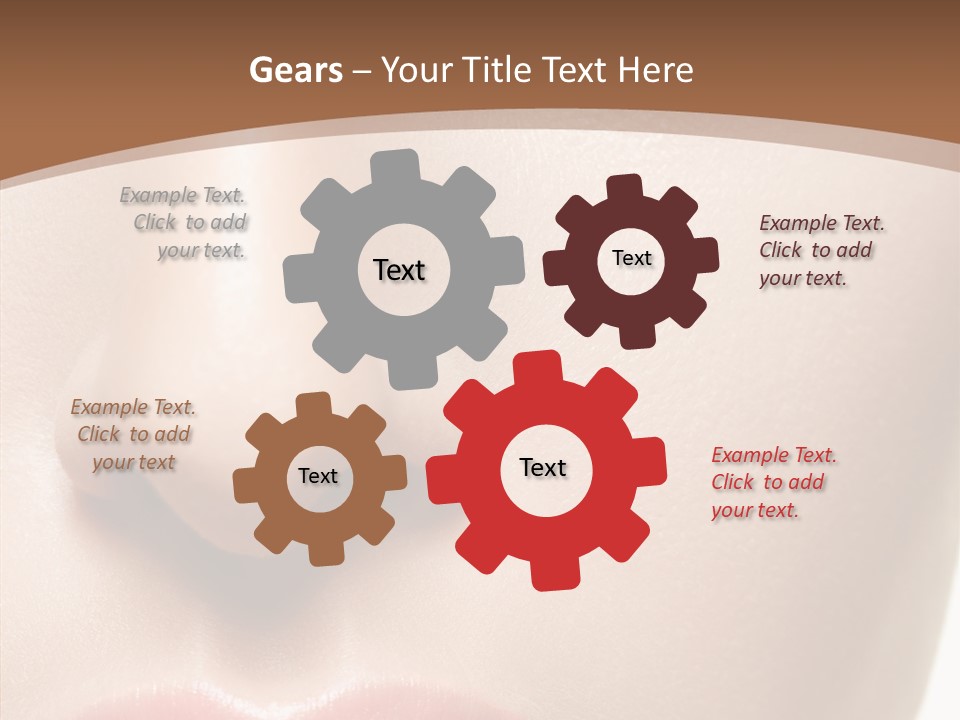 Table Meeting Human PowerPoint Template