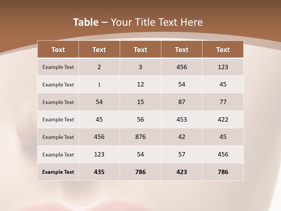 Table Meeting Human PowerPoint Template