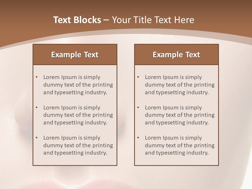 Table Meeting Human PowerPoint Template