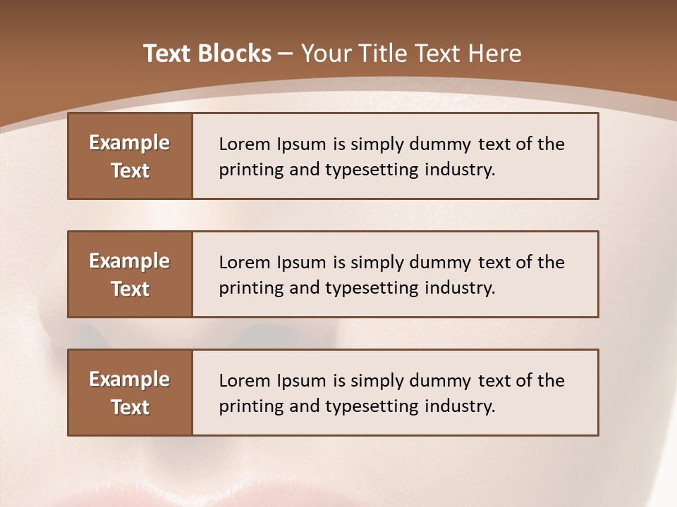 Table Meeting Human PowerPoint Template