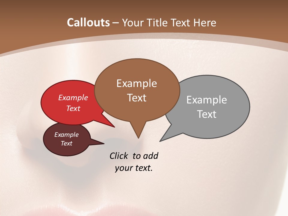 Table Meeting Human PowerPoint Template