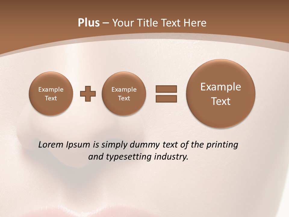 Table Meeting Human PowerPoint Template