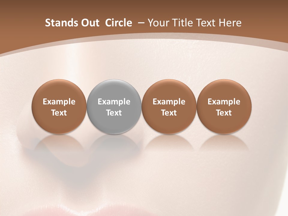 Table Meeting Human PowerPoint Template